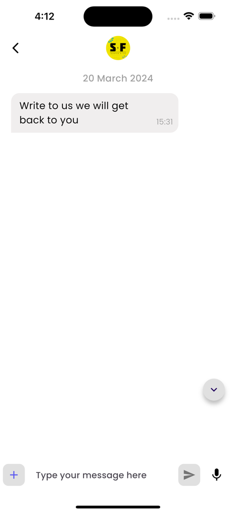 Science And Fun - Support chat interface in the Science And Fun educational app