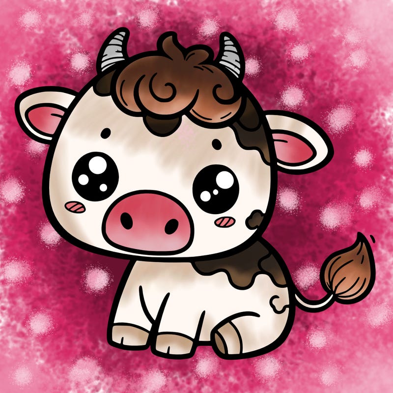 a cute cow