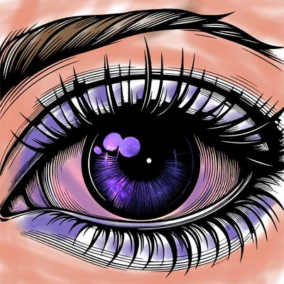 realistic eye