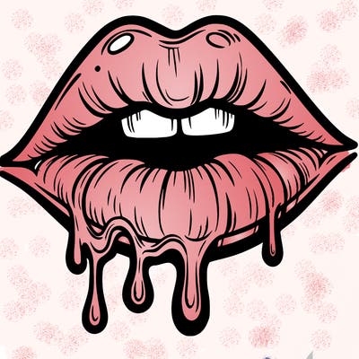 lips that look realistic and drip