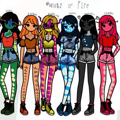 a group of girls wearing crop tops and shorts