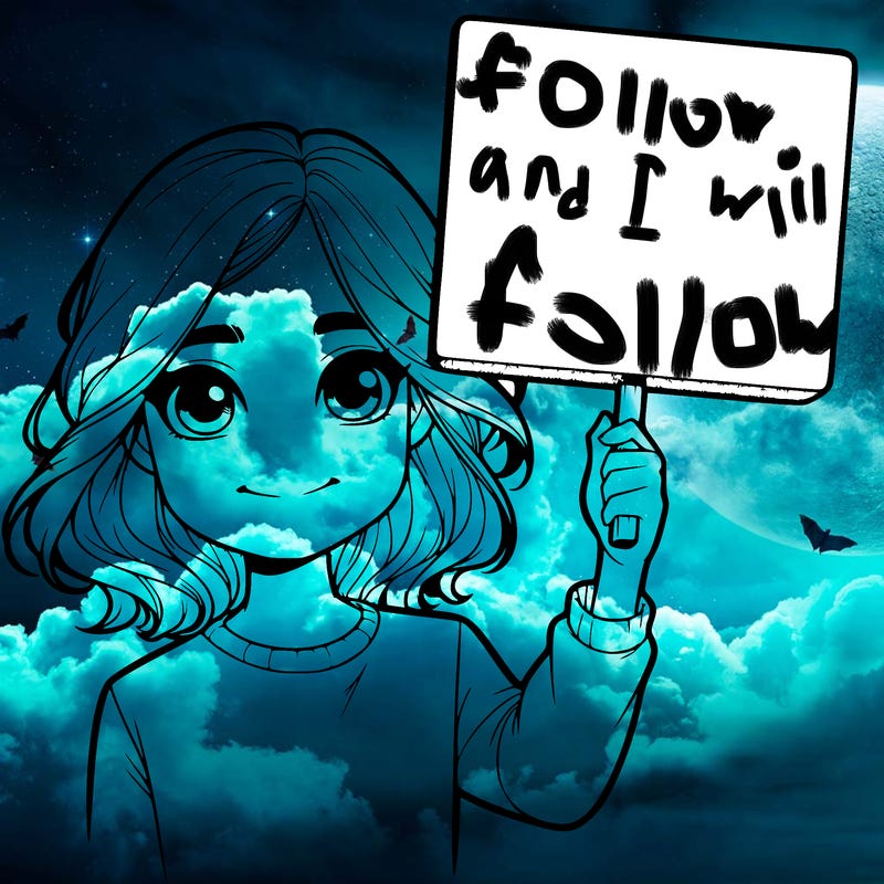 realistic girl holding up a sign