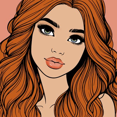 beautiful realistic girl