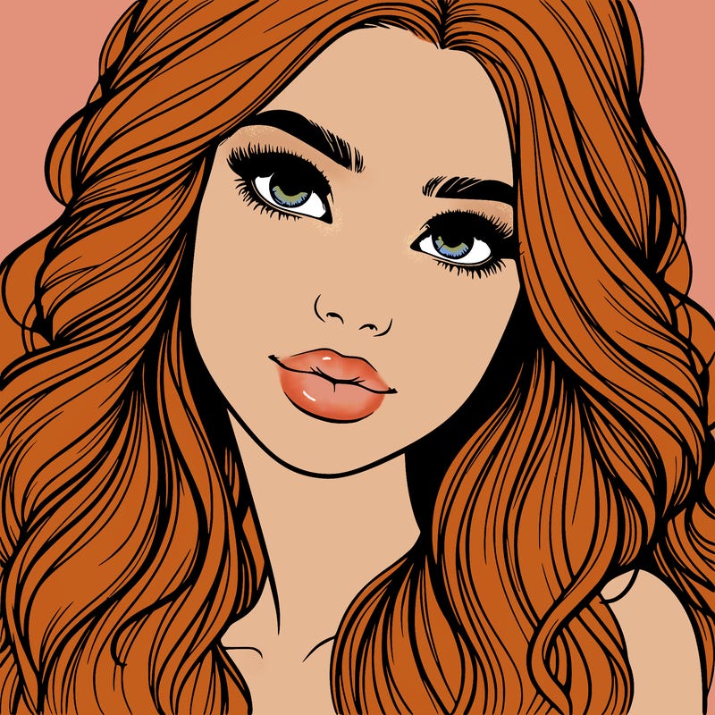 beautiful realistic girl