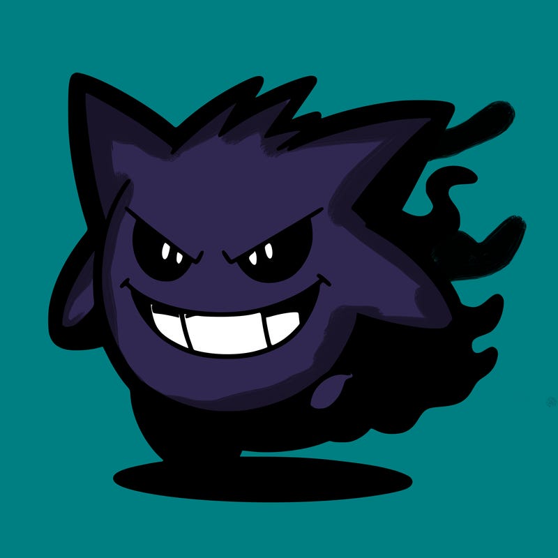 gengar the shadow pokémon