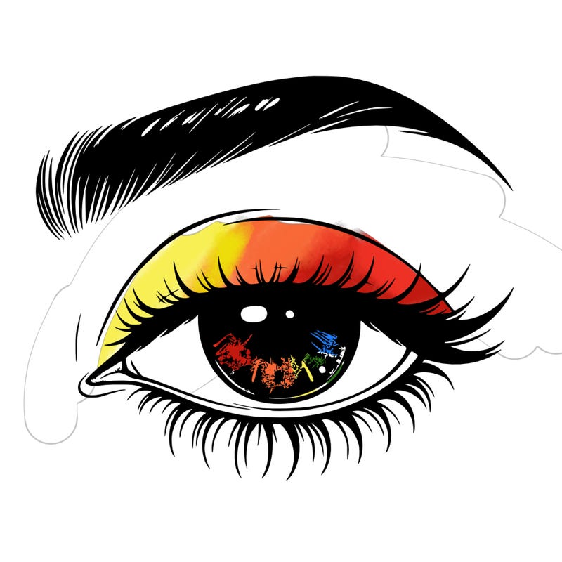 eye closed realistic