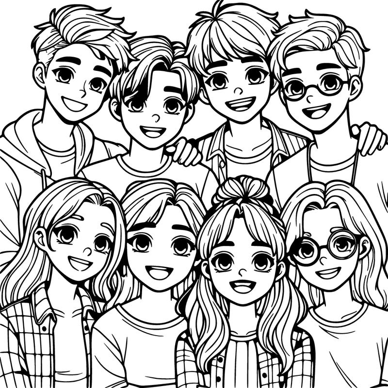 group of close friends