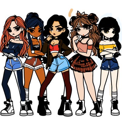 realistic baddie girls