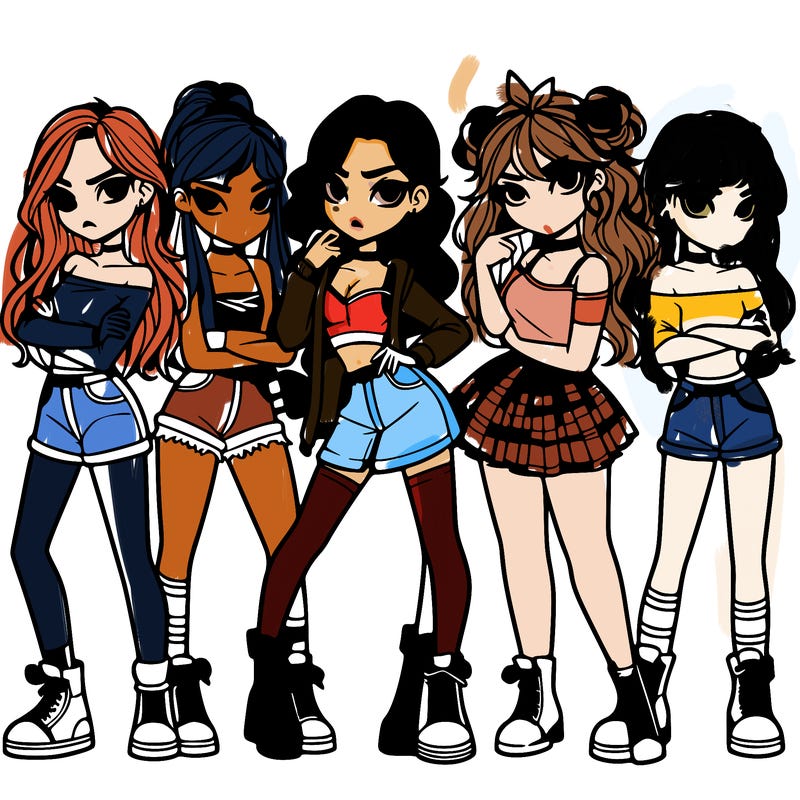 realistic baddie girls