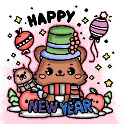 message : happy new year