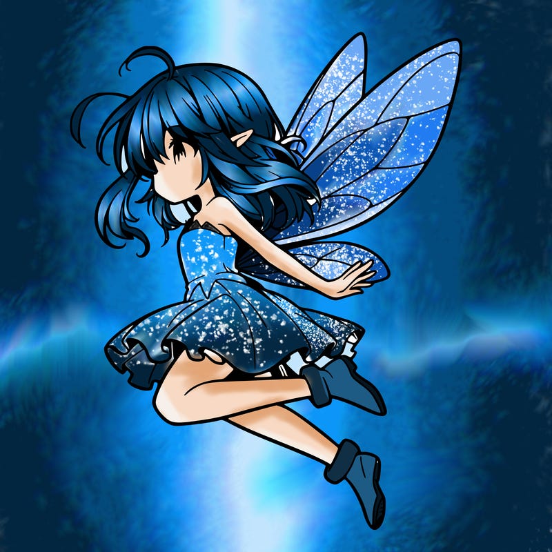 manga fairy flying