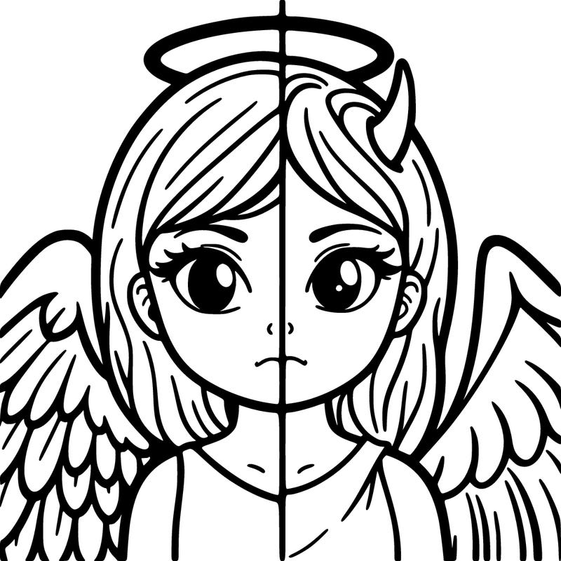 half angel half devil