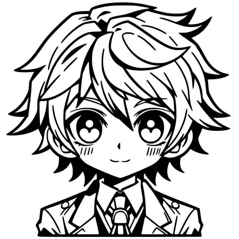 manga character boy's