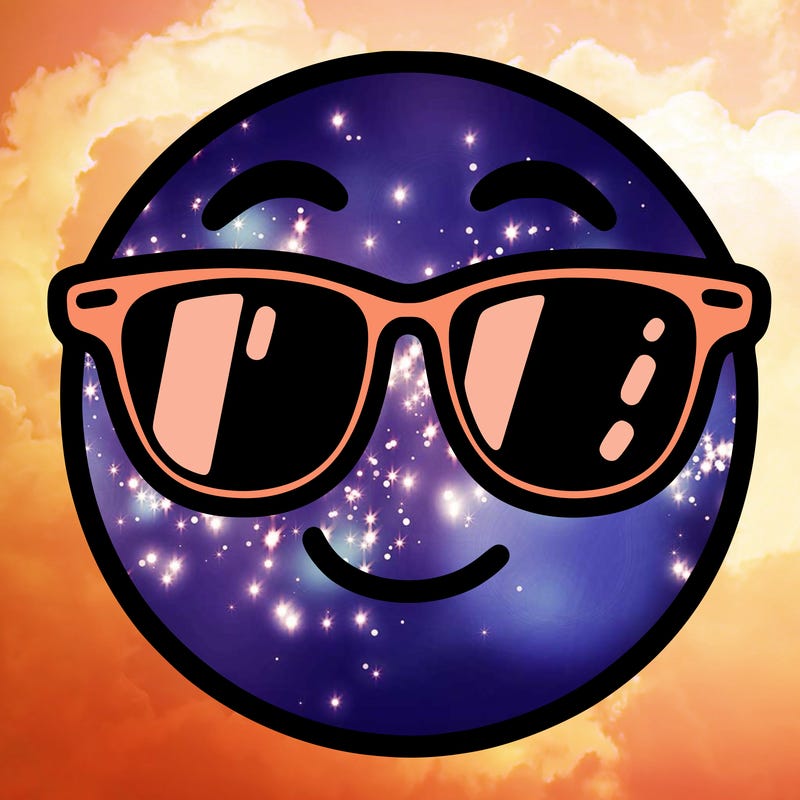 emoji with sunglasses