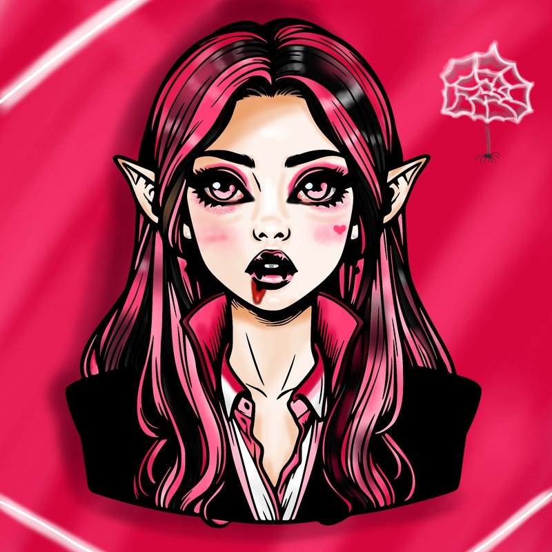 realistic vampire girl