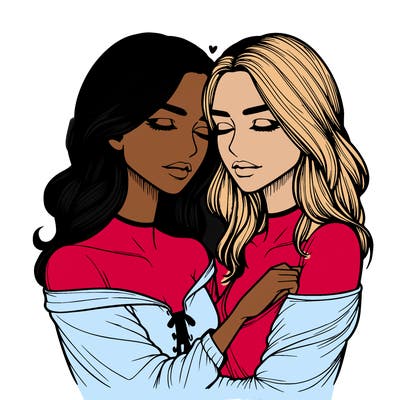 realistic girls in love