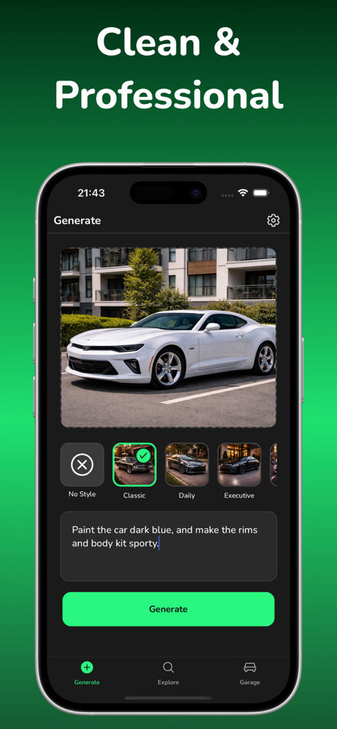 AI Car Designer & Modify - Graphics & Design App | MWM