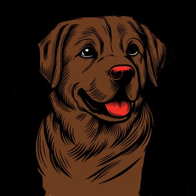 realistic dog