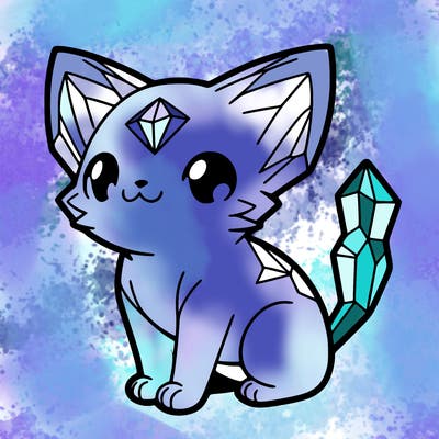 crystal kitten