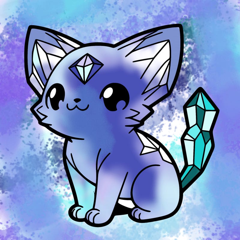 crystal kitten