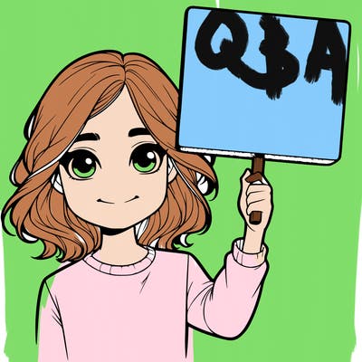 realistic girl holding up a sign