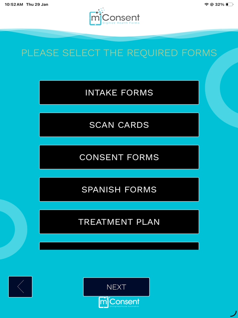 mConsent-DX - Medical App | MWM