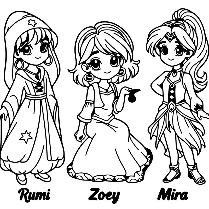 rumi,zoey,mira