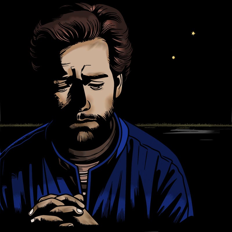 realistic woman crying in a dark room