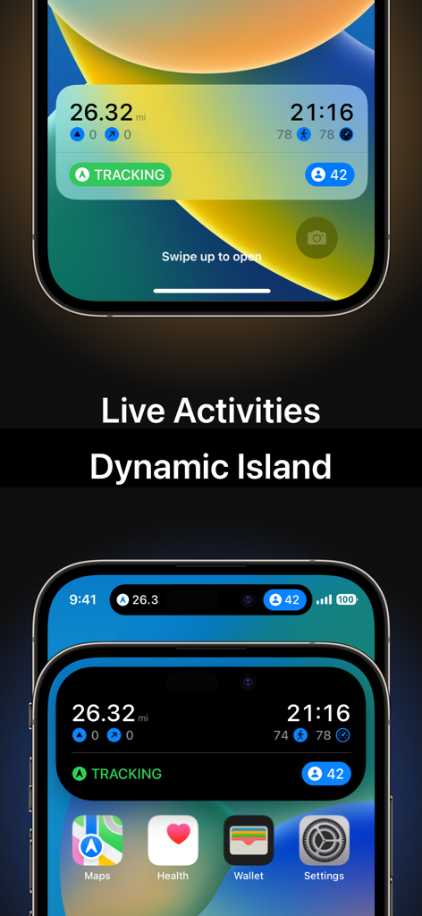 Bluelane - Bluelane app live tracking updates in iOS Live Activities and Dynamic Island