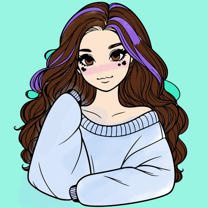 a beautiful girl in a big sweatshirt