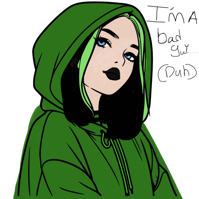 a realistic girl in a hoodie