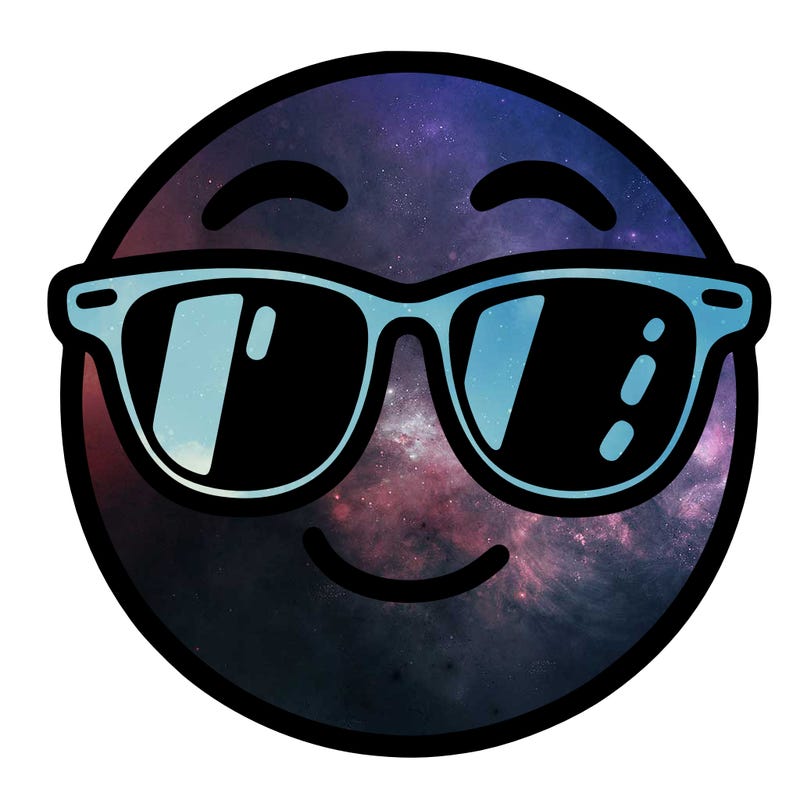 emoji with sunglasses