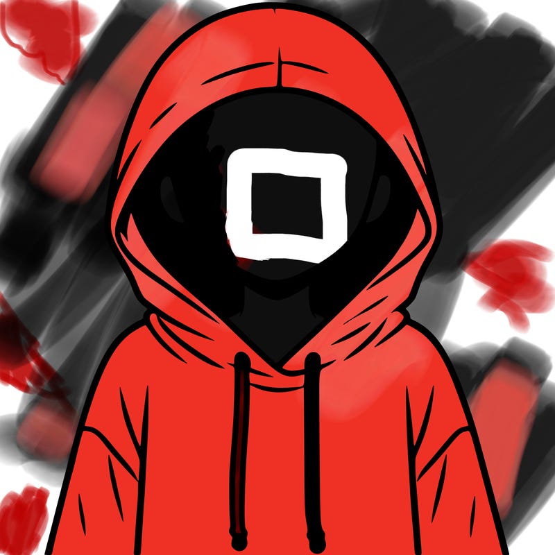 faceless girl in hoodie