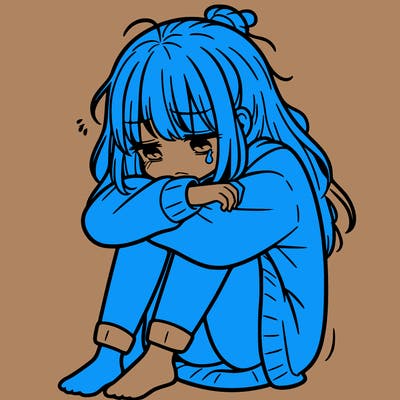 depressed girl