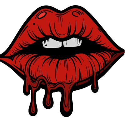 lips that look realistic and drip