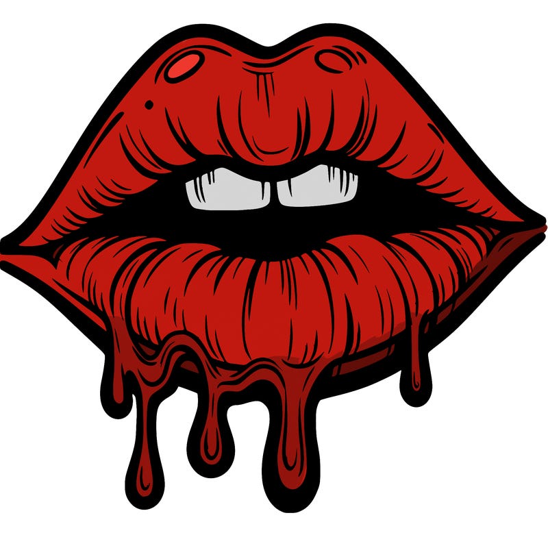lips that look realistic and drip