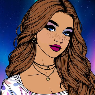 detailed realistic girl