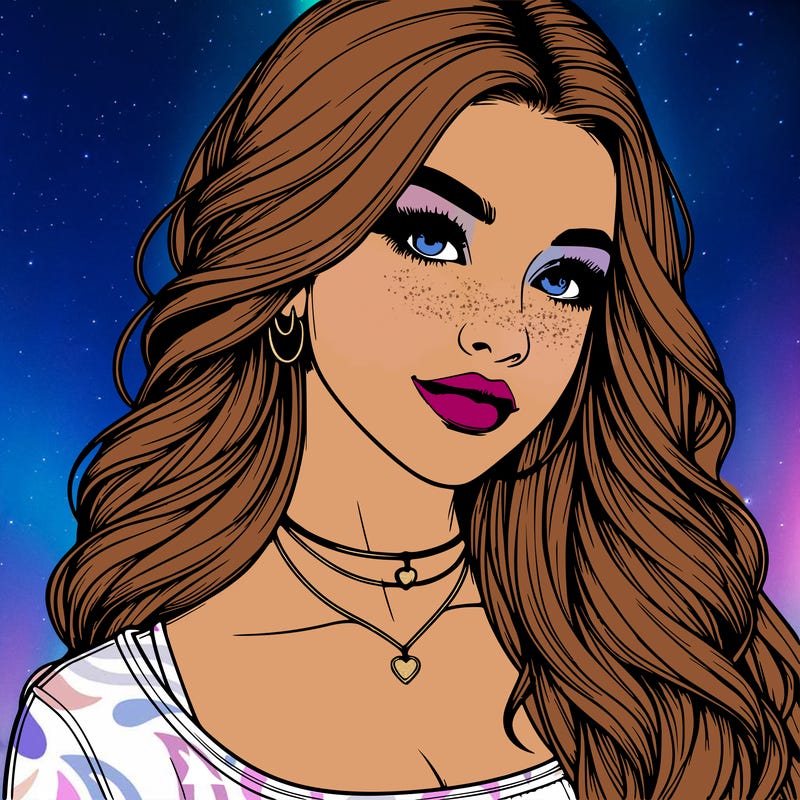 detailed realistic girl