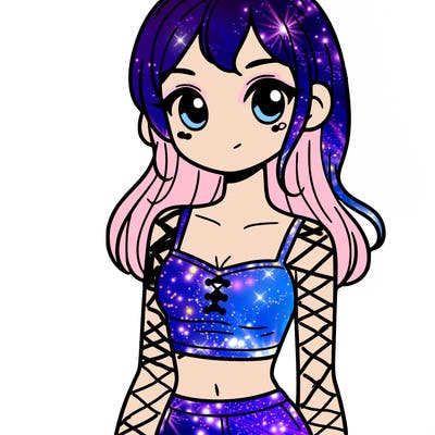 girl in crop top