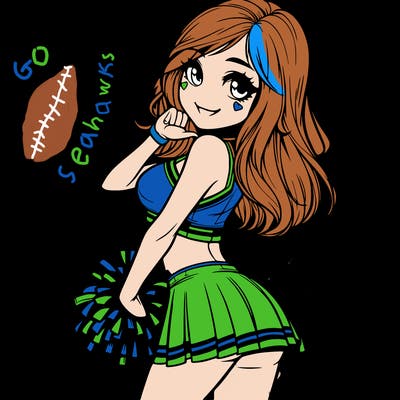 realistic cheerleader