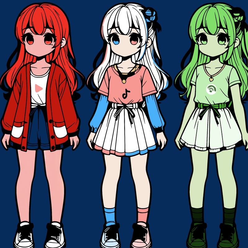 realistic cute girl full body