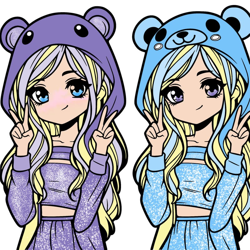 teen girl in animal costume