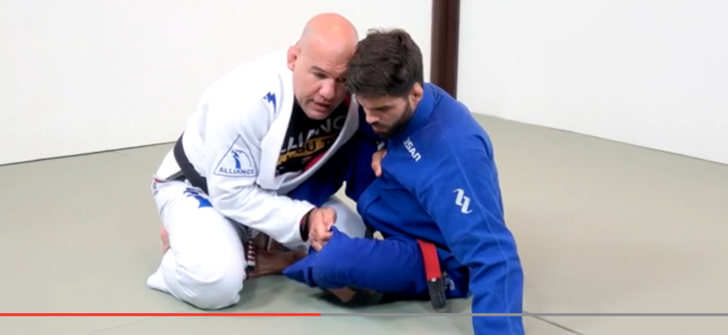 BJJ Master App by Grapplearts - Stephan Kesting demonstrating a BJJ technique in a video instructional