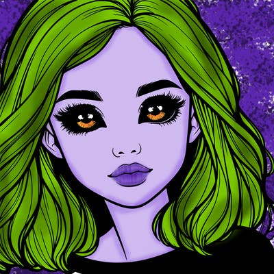 realistic girl whith cute eyes