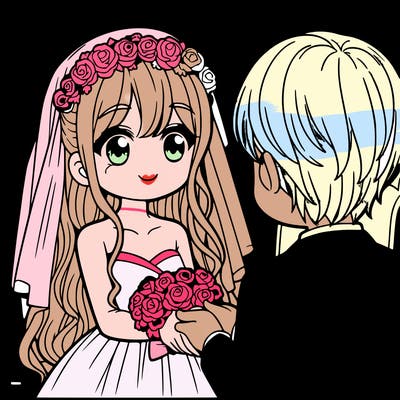 a girl getting marred