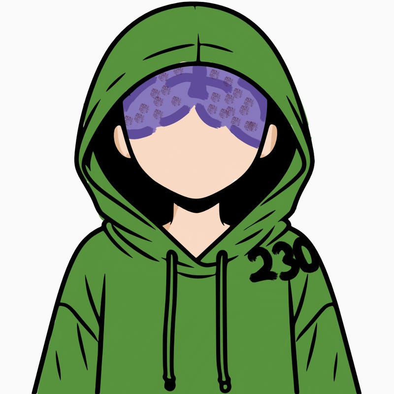 faceless girl in hoodie