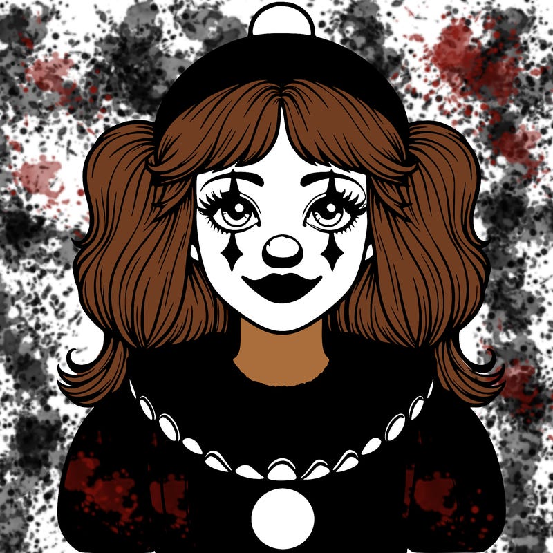 realistic clown girl