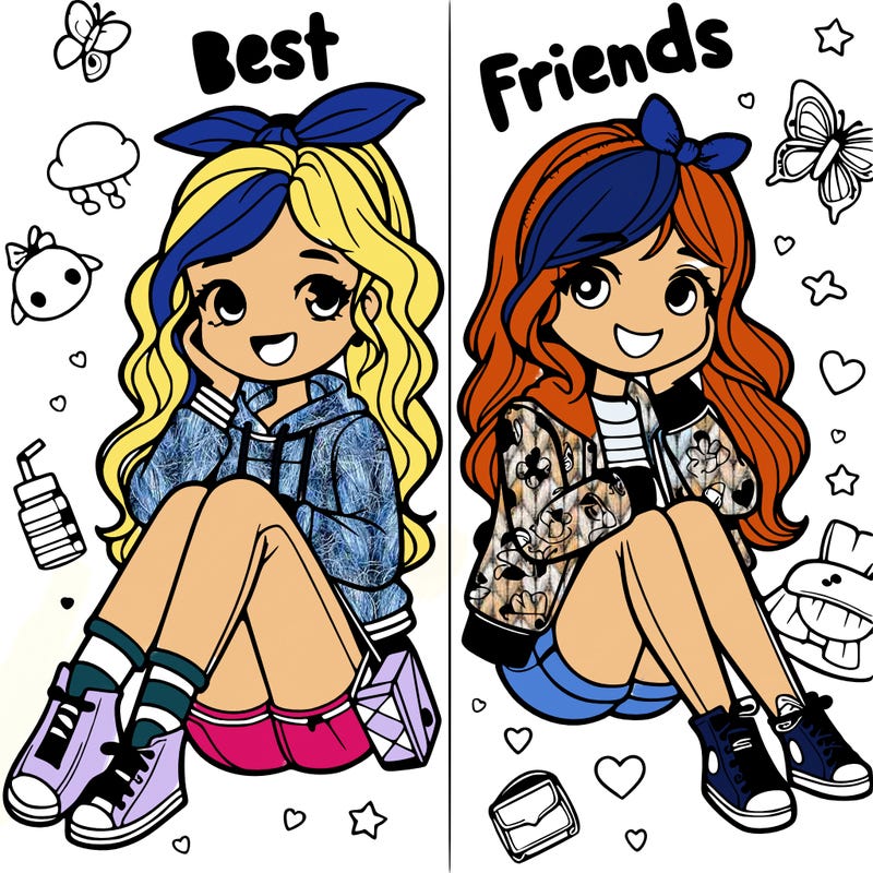 best friends girls