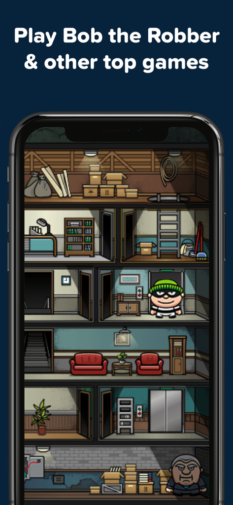 Coolmath Games: Fun Mini Games - Jugabilidad de Bob the Robber en la aplicación móvil Coolmath Games