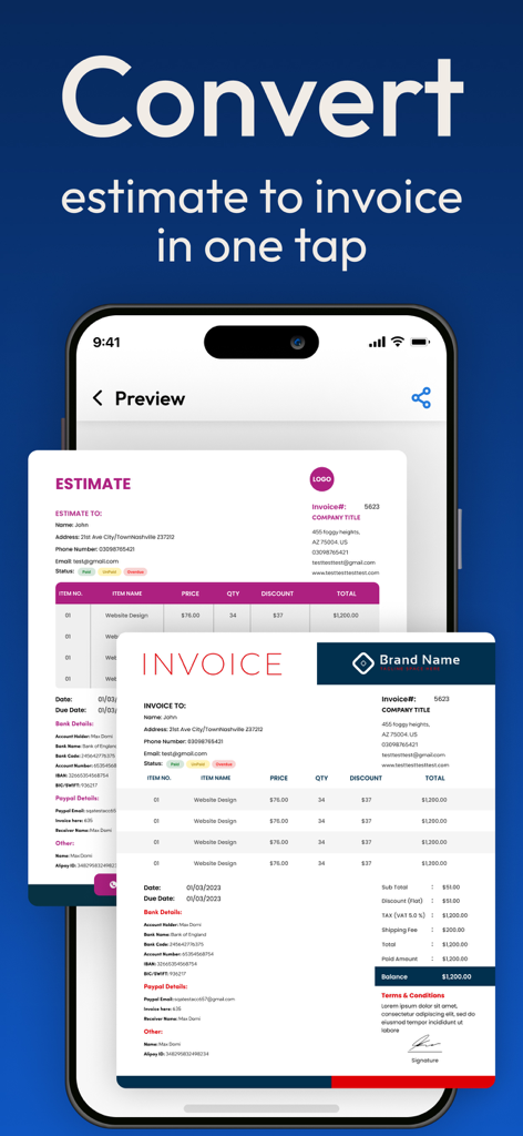 Invoice Creator・Receipt Maker - Business App | MWM
